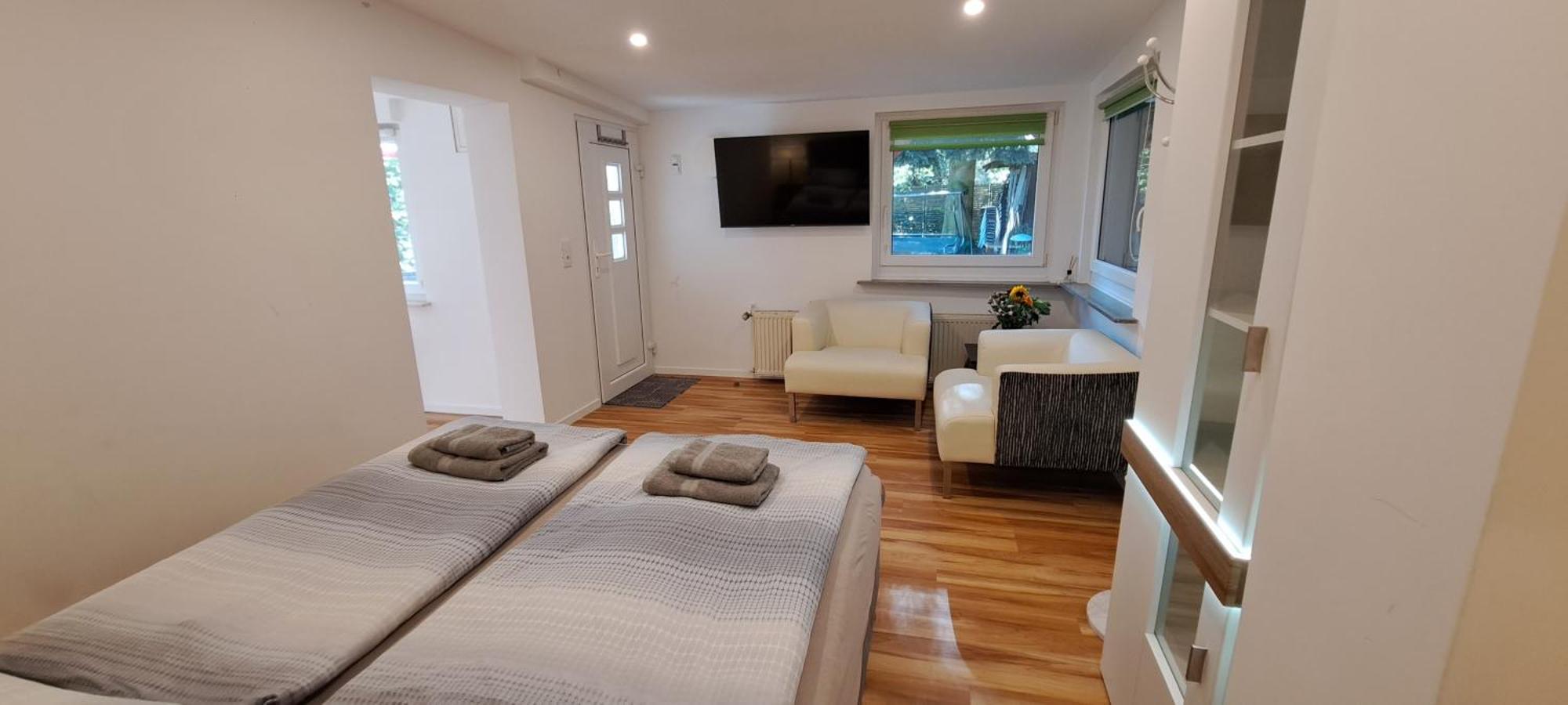 Bungalow An Der Tanne Mit Ueberdachter Terrasse Düsseldorf Kültér fotó
